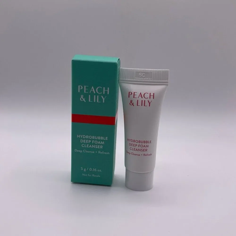 Peach & Lily Hydrobubble Deep Foam Mini Travel Face Cleanser